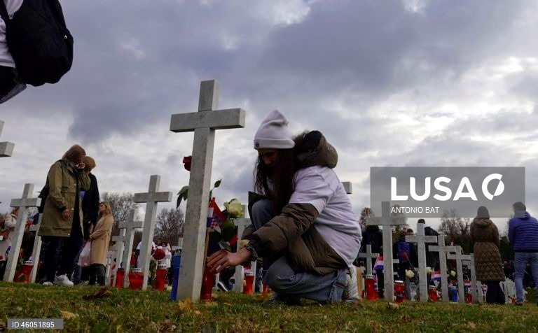 Croácia: Celebrações do 18 de novembro que homenageia as vítimas da Guerra da Independência Croata