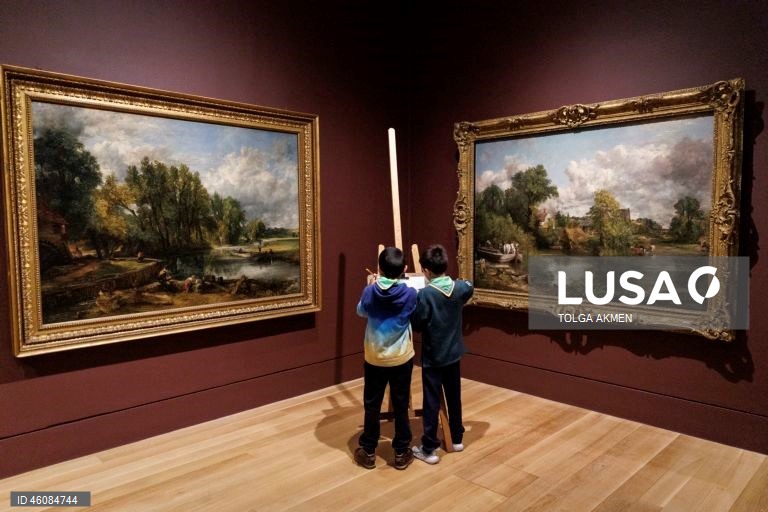 Reino Unido: Exposição "Turner and Constable: Rivals and Originals" no Museu Tate Britain em Londres