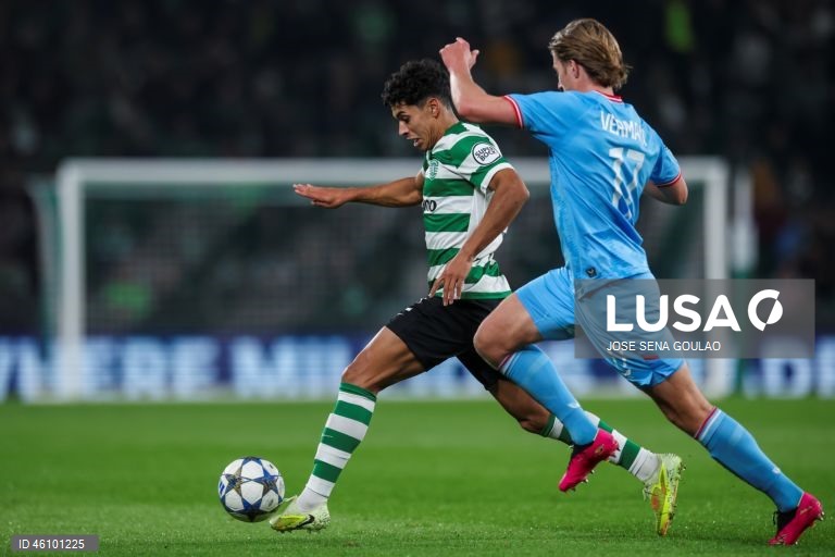 O Sporting venceu hoje os belgas do Club Brugge por 3-0, na quinta jornada da fase de liga da Liga dos Campeões de futebol, mantendo o pleno de vitórias em casa na presente edição da prova.