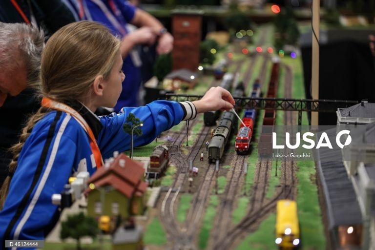 Exposição de miniaturas de comboios em Cracóvia, Polónia