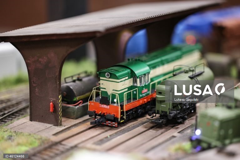 Exposição de miniaturas de comboios em Cracóvia, Polónia
