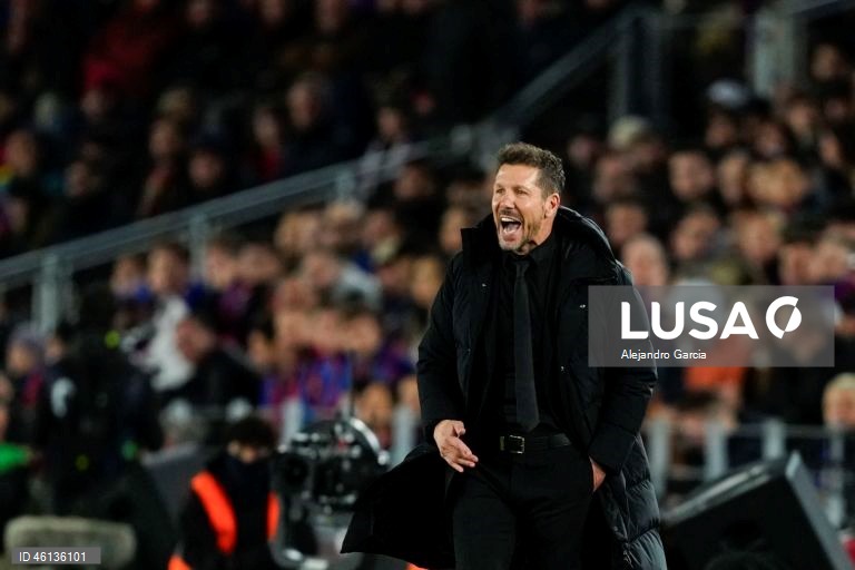 Futebol: Liga espanhola: FC Barcelona - Atlético de Madrid