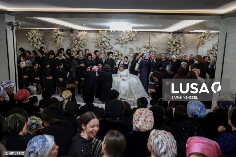 EUA: Casamento judeu ortodoxo hassídico em Nova Iorque