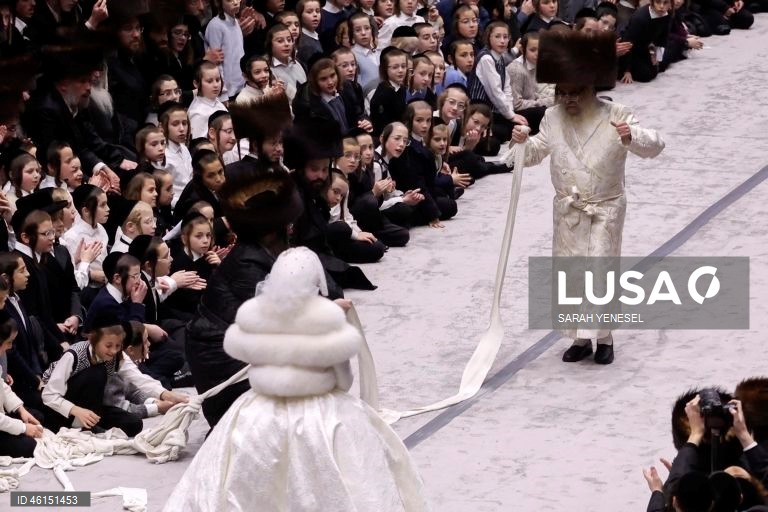 EUA: Casamento judeu ortodoxo hassídico em Nova Iorque