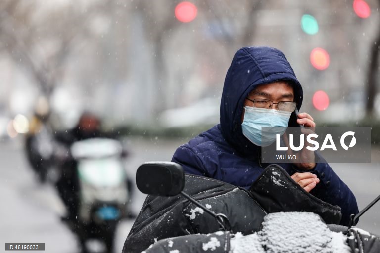 China: Neve em Pequim