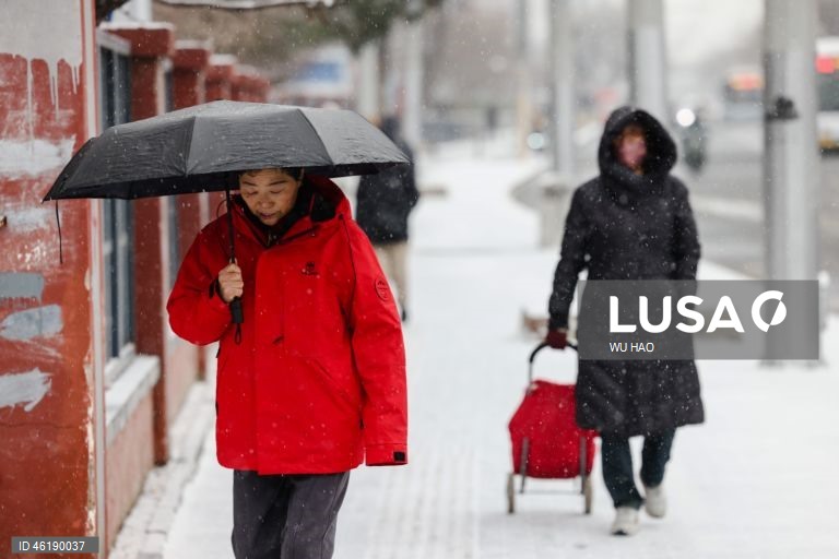 China: Neve em Pequim