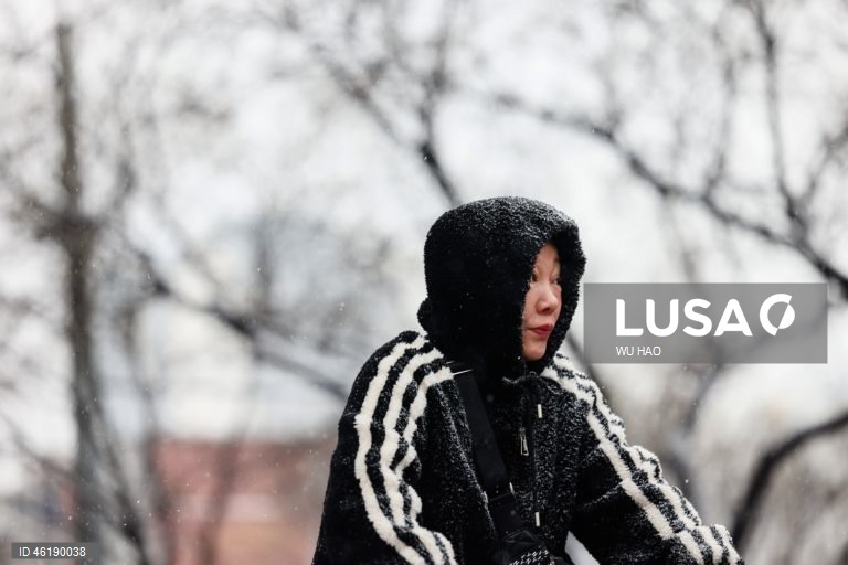China: Neve em Pequim