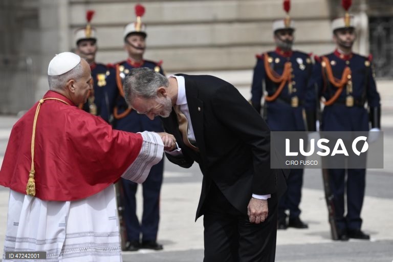 Papa Leão XIV visita Espanha
