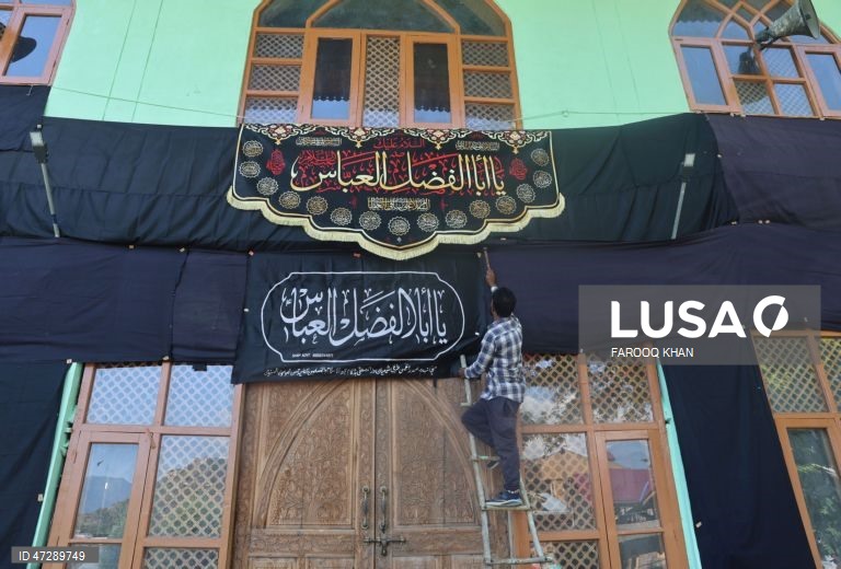Índia: Preparação para o Muharram em Srinagar