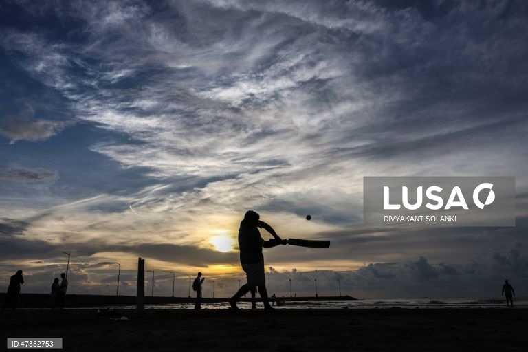 Índia: Por do Sol em Mumbai