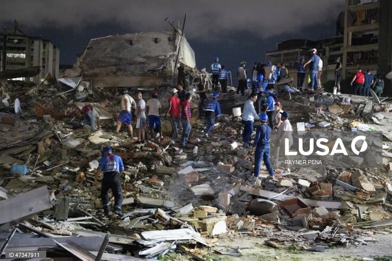 Venezuela/Sismo: Abalo de 7,5 foi o mais forte em mais de um século