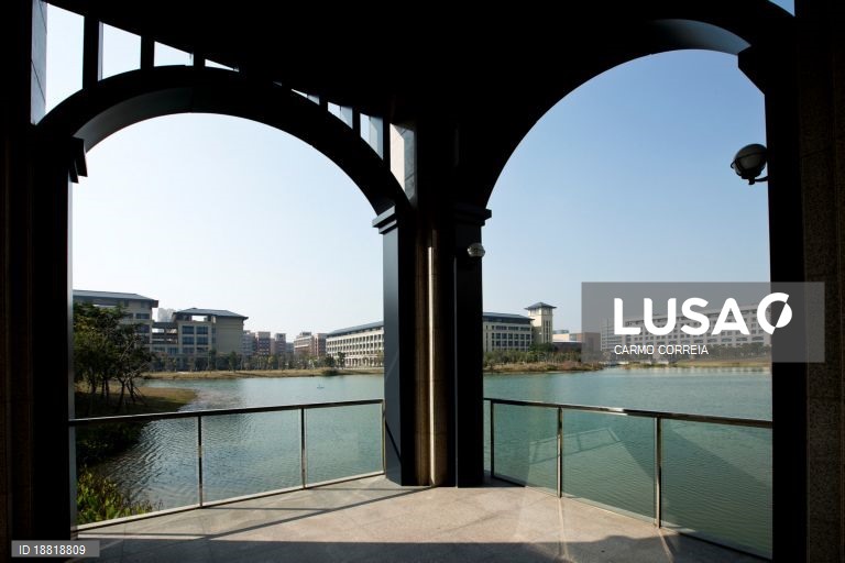 Arrancou construção do novo campus da Universidade de Macau