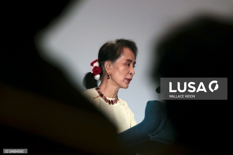 Myanmar State Counsellor Aung San Suu Kyi visits Singapore