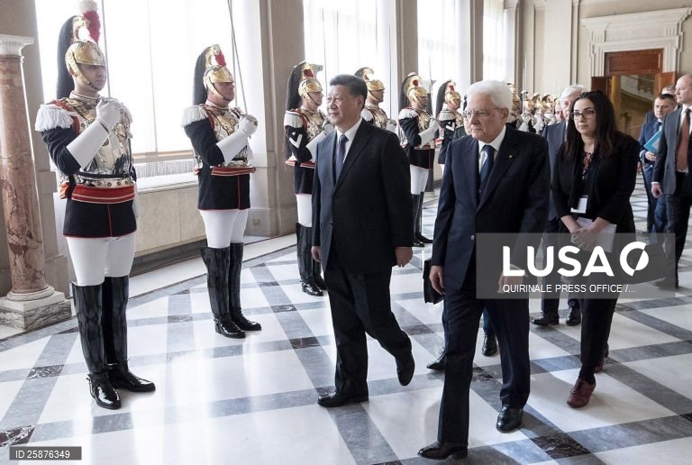Chinese president Xi Jinping visits Italy