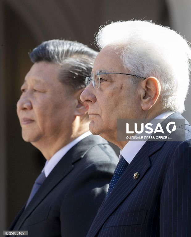 Chinese president Xi Jinping visits Italy