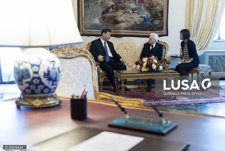 Chinese president Xi Jinping visits Italy