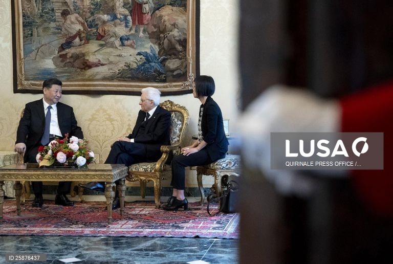 Chinese president Xi Jinping visits Italy