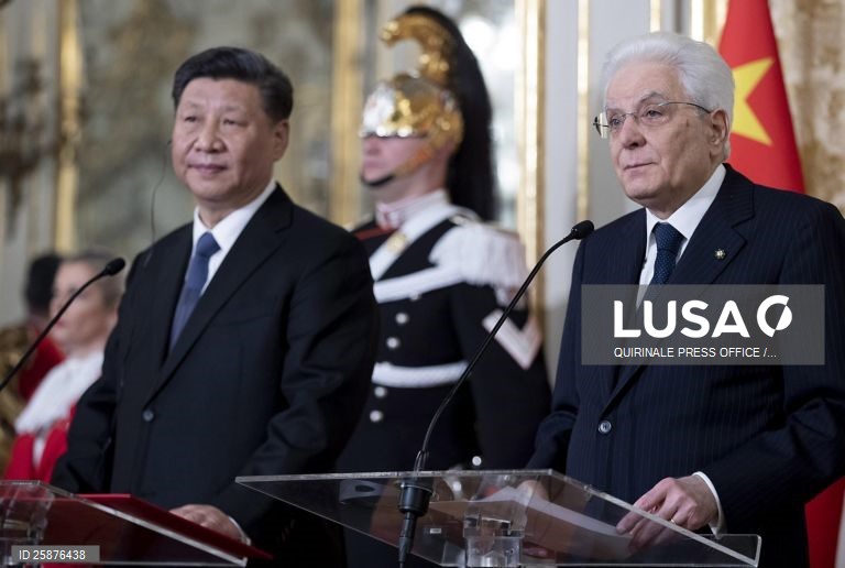 Chinese president Xi Jinping visits Italy