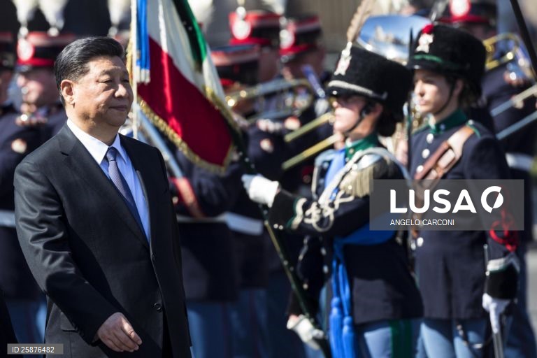 Chinese president Xi Jinping visits Italy