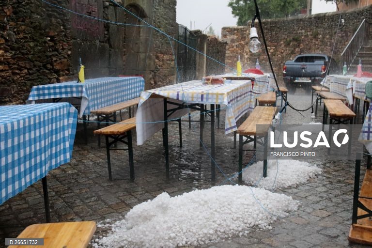Seis distritos do continente sob aviso amarelo devido à chuva e trovoada