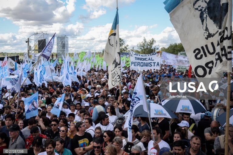 Commemoration of the Peronist loyalty day in Santa Rosa