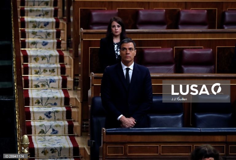 Plenary session at Lower Chamber in Madrid