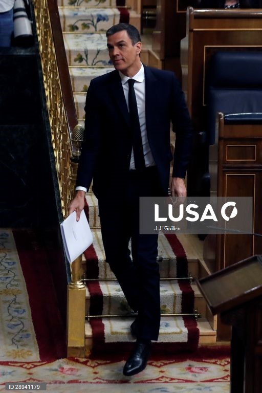 Plenary session at Lower Chamber in Madrid