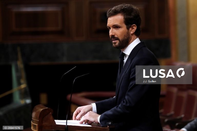 Plenary session at Lower Chamber in Madrid