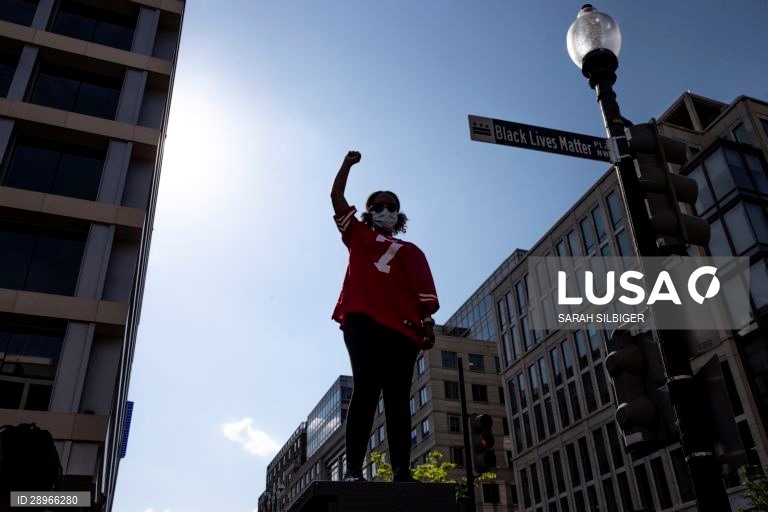 George Floyd protest in Washington, DC