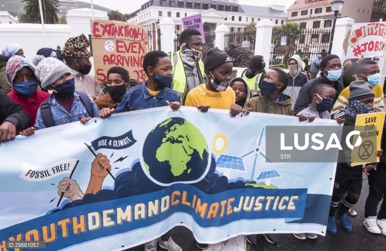 Climate protest in Cape Town