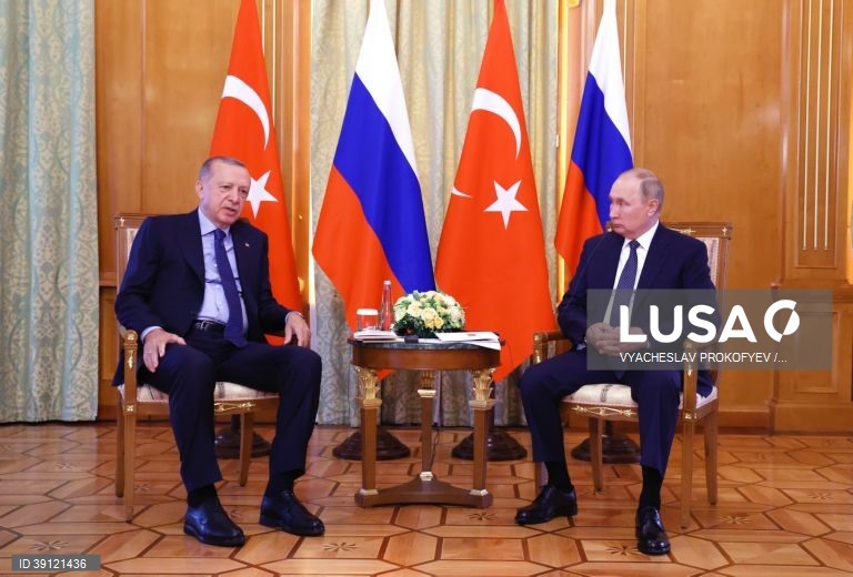 Putin e Erdogan fazem acordo para reforçar a cooperação económica e energética