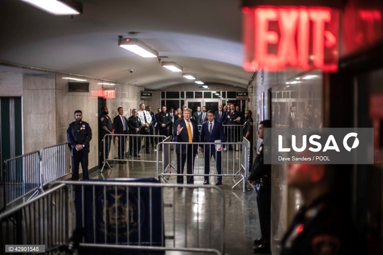 Former US President Trump attends hush money criminal trial