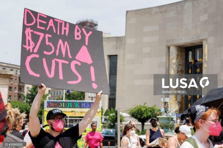 Budget Season: A Pride Protest, in Brooklyn, opposing Mayor Adams administrations budget choices