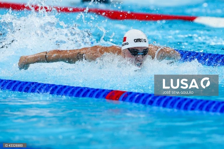 Diogo Ribeiro vice-campeão da Europa de sub-23 nos 100 metros mariposa
