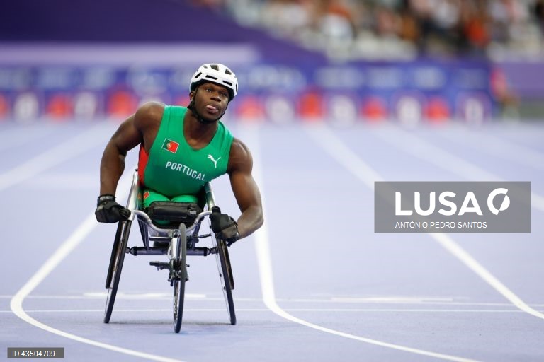 Mamudo Baldé de bronze nos 100 metros T54 dos Mundiais de atletismo paralímpico