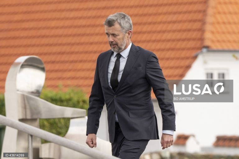 Danish king attends funeral of former Grundfos CEO Niels Due Jensen in Bjerringbro