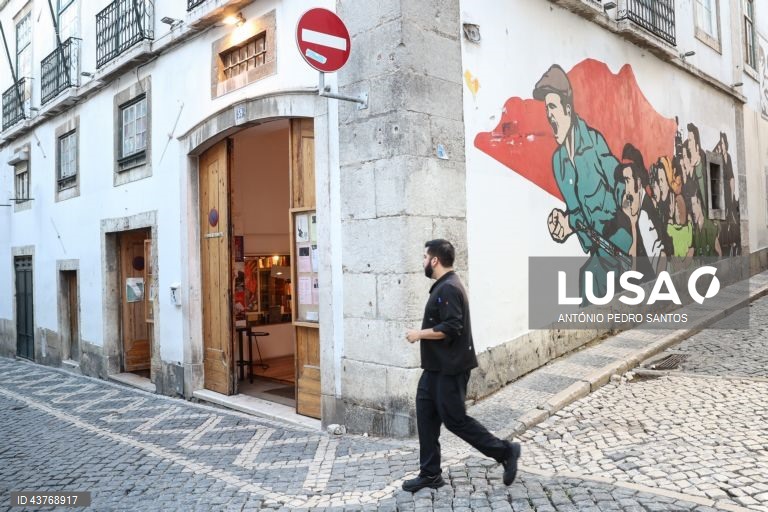 Incêndio na Galeria Zé dos Bois, no Bairro Alto em Lisboa