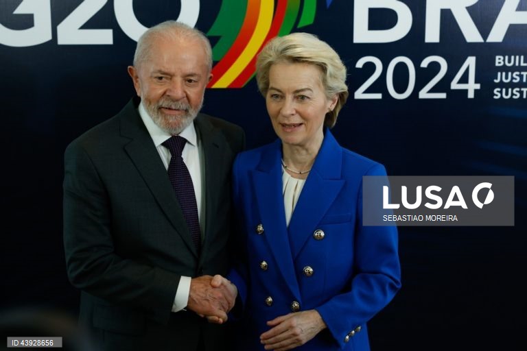 UE/Mercosul: Costa e von der Leyen reúnem-se com Lula antes da assinatura do acordo