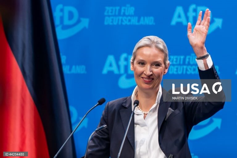 Alice Weidel formalmente eleita candidata da AfD às legislativas na Alemanha