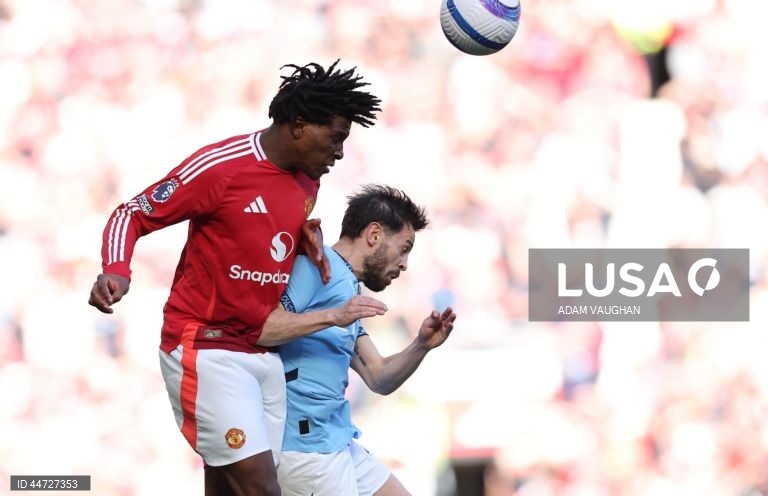 United, de Ruben Amorim, empata com City no dérbi de Manchester da Liga inglesa