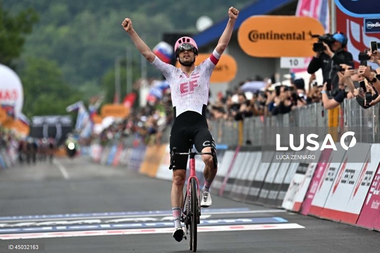 Asgreen vence 14.ª etapa da Volta a Itália e Del Toro reforça liderança da geral