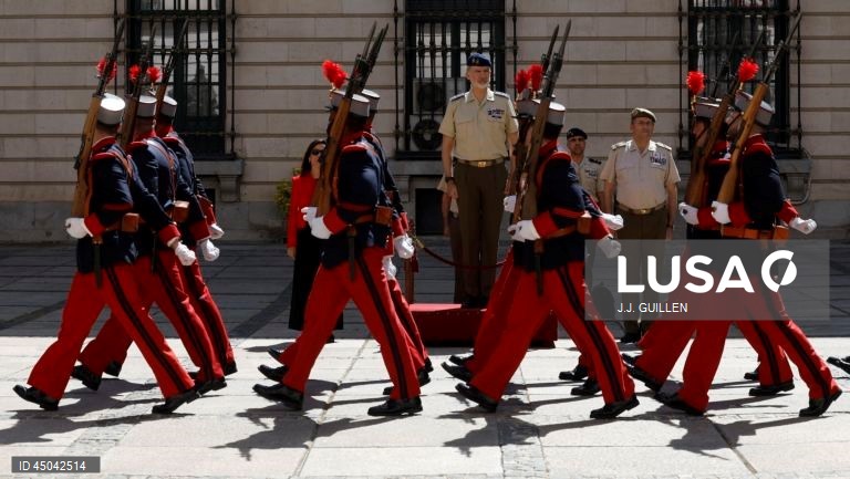 King Felipe of Spain chairs the meeting of the Supreme Council of the Army