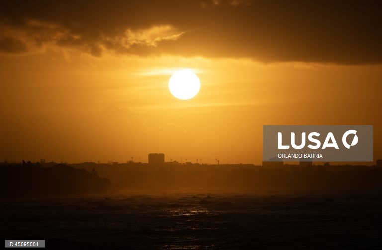 Sahara dust covers Santo Domingo