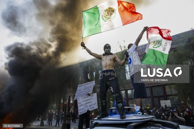 Trump declara controlo de protestos em Los Angeles e não descarta enviar fuzileiros
