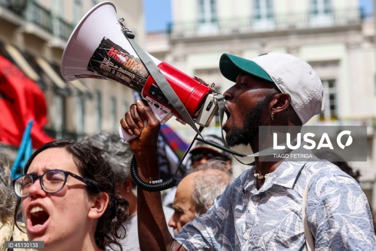 Manifestação e arraial antirracista