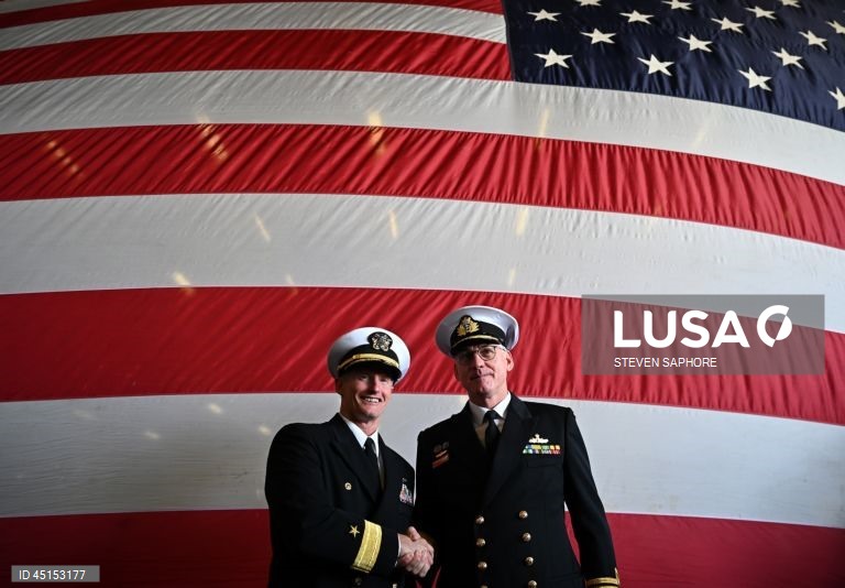 US Navy USS America ship visits Sydney