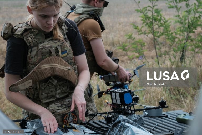 Training fibre-optic FPV drones 93nd Brigade in Donetsk