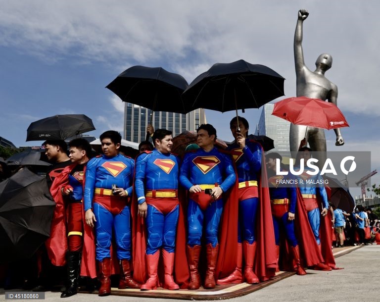 The Superman movie world tour kicks off in the Philippines