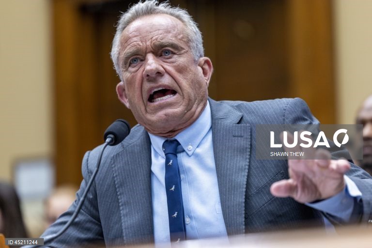 US Secretary of Health and Human Services Robert F. Kennedy Jr. testifies before Congress