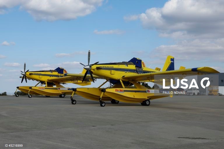 Aviões Fire Boss cedidos pela Suécia só chegam na segunda-feira
